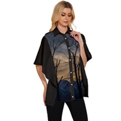 Women s Batwing Button Up Shirt 