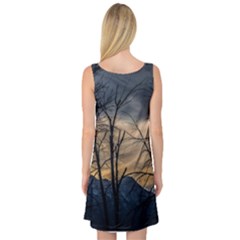 Sleeveless Satin Nightdress Back