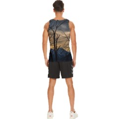 Men s Wide Collar Tank Top 