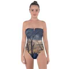 Tie Back One Piece Swimsuit 