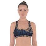 Tree Silhouette At Border Of Nahuel Haupi Lake, Rio Negro, Argentina Cross Back Sports Bra