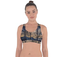 Cross String Back Sports Bra 