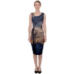 Tree Silhouette At Border Of Nahuel Haupi Lake, Rio Negro, Argentina Sleeveless Pencil Dress