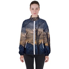 Women s High Neck Windbreaker 