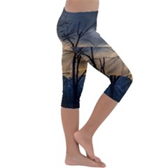 Kids  Lightweight Velour Capri Leggings  