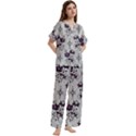 Short Sleeve Long Pants Satin Pajamas Set 