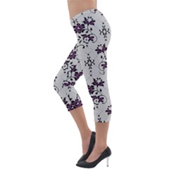 Lightweight Velour Capri Leggings  