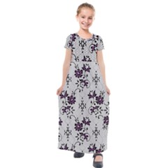 Kids  Short Sleeve Maxi Dress 