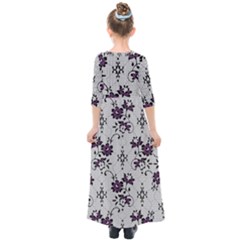 Kids  Quarter Sleeve Maxi Dress 