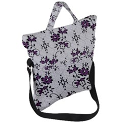 Fold Over Handle Tote Bag 