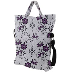 Fold Over Handle Tote Bag 