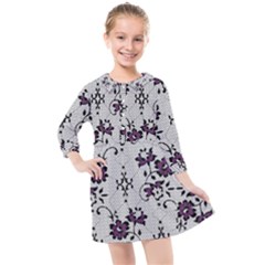 Kids  Quarter Sleeve Shirt Dress 