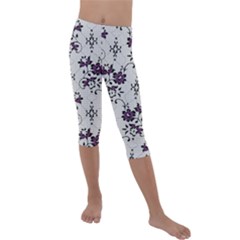 Kids  Lightweight Velour Capri Leggings  