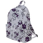 Elegant Purple Floral Jacquard Mesh Lace Fabric The Plain Backpack