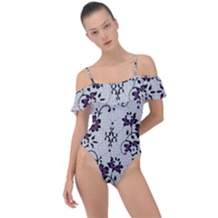 Frill Detail One Piece Swimsuit 