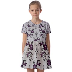 Kids  Short Sleeve Pinafore Style Dress 