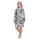 Kids  Long Sleeve Velvet Lounge Robe 