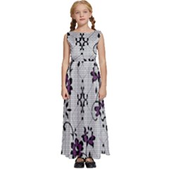 Kids  Satin Sleeveless Maxi Dress 