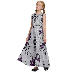 Kids  Satin Sleeveless Maxi Dress 