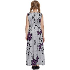 Kids  Satin Sleeveless Maxi Dress 