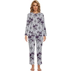 Womens  Long Sleeve Lightweight Pajamas Set 