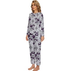 Womens  Long Sleeve Lightweight Pajamas Set 