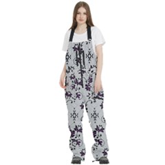 Women s Front Zip Ski And Snowboard Bib Pants 