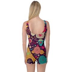 One Piece Boyleg Swimsuit 