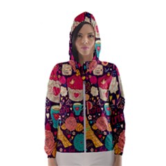 Women s Hooded Windbreaker 