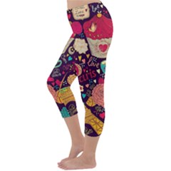 Capri Winter Leggings  Back