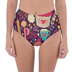 Reversible High-Waist Bikini Bottoms 