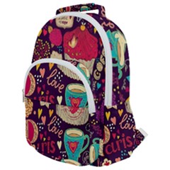 Rounded Multi Pocket Backpack 