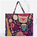 Zipper Large Tote Bag 