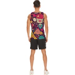 Men s Wide Collar Tank Top 