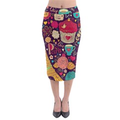 Midi Pencil Skirt 