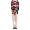 Midi Wrap Pencil Skirt 