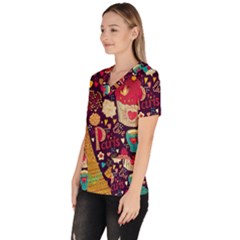 Women s V-Neck Scrub Top 