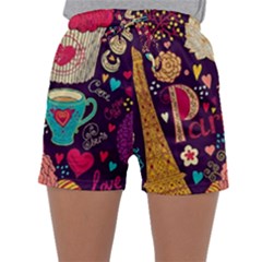 Women s Satin Sleepwear Shorts 