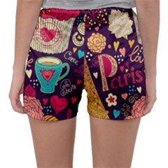 Women s Satin Sleepwear Shorts 