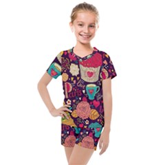 Kids  Mesh T-Shirt and Shorts Set 