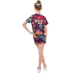 Kids  Mesh T-Shirt and Shorts Set 