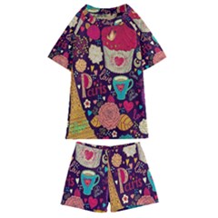 Kids  Swim T-Shirt and Shorts Set 