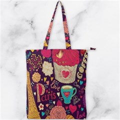 Double Zip Up Tote Bag 