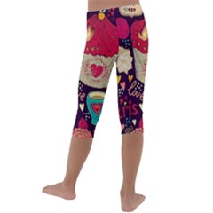 Kids  Lightweight Velour Capri Leggings  