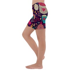 Kids  Lightweight Velour Capri Yoga Leggings 