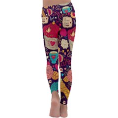 Kids  Lightweight Velour Classic Yoga Leggings 