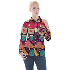 Women s Long Sleeve Pocket Shirt 