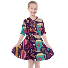 Kids  All Frills Chiffon Dress 