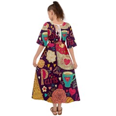 Kimono Sleeve Boho Dress 