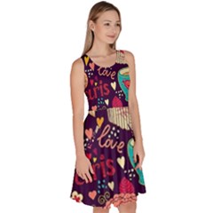 Knee Length Skater Dress With Pockets 